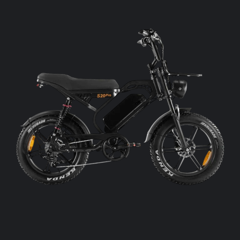 QMWHEEL S20 PRO - FATBIKE - ZWART