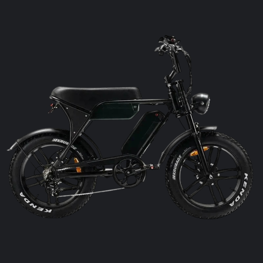 OUXI C80 2026 - FATBIKE - DUBELLE ACCU ZWART