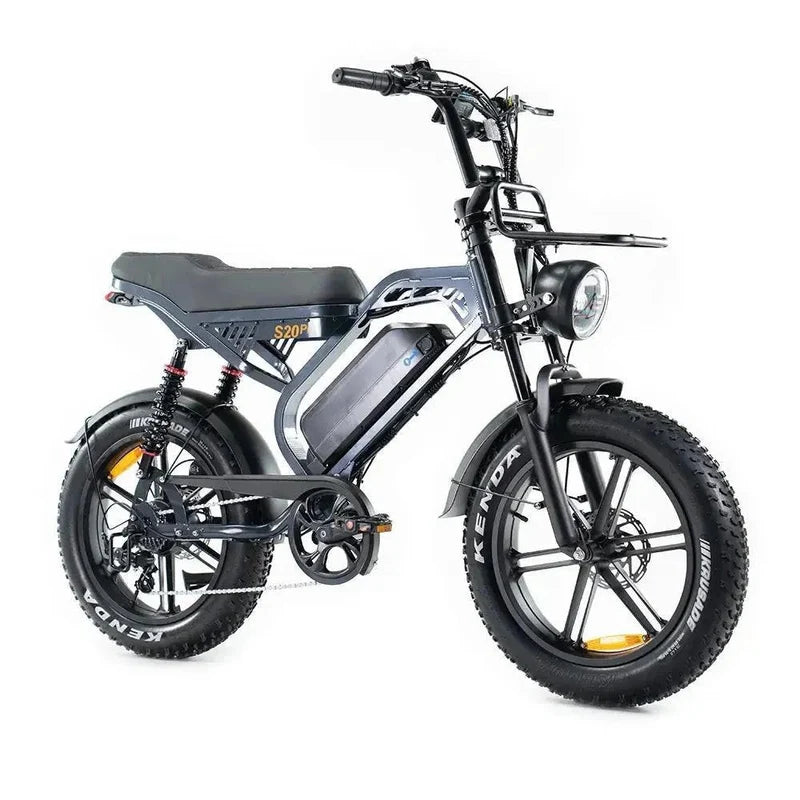 QMWHEEL S20 PRO - FATBIKE - DONKERGRIJS